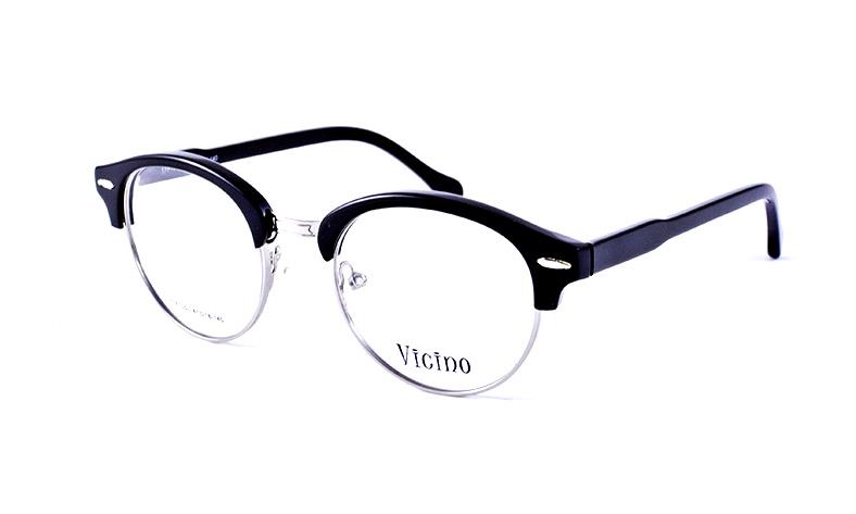 Montura 17F1053 Acetato C2 47-18-42 47 (140) Negro/Plata  Vicino