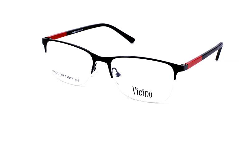 Montura 1066B22 Metal/Nylor C2 54-17-55 (145) Negro/Negro Mate  Vicino