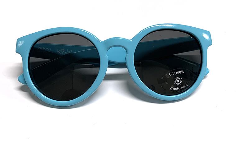 Gafa Sol Niño Acetato MBS901 44-19-39 (120)  Azul Claro Lente Solar Gris Coolkids