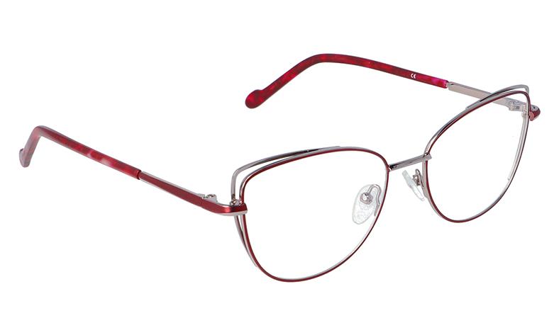 Montura 1130B24 Metal C2 54-17-42 54 (140) Rojo  Vicino