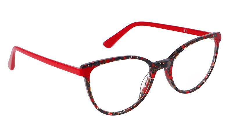 Montura 1139F24 Acetato C1 53-19-43 53 (140) Rojo  Vicino