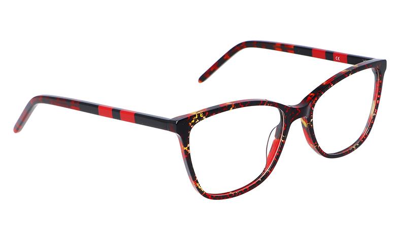 Montura 1144F24 Acetato C1 54-17-40 53 (140) Rojo  Vicino