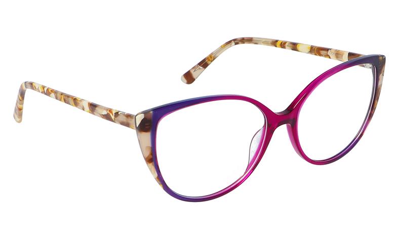 Montura 1145F24 Acetato C3 53-16-44 53 (140) Rosa/Lila  Vicino