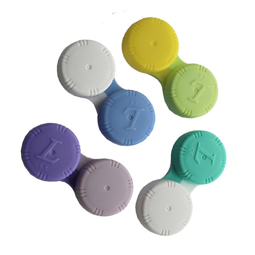 [EL04] Estuche Portalentes Planos Colores Caja 12 unidades