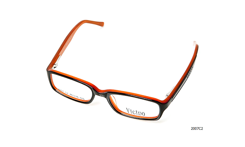 [GG2007C2] Montura Acetato 2007 C2 46-16-26 (125) Marrón/Naranja  Vicino