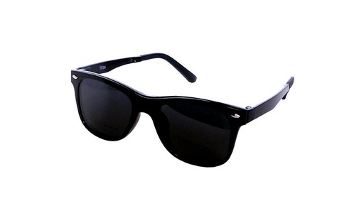 [GG16C1045C1] Montura 16C1045 TR90 C1 52-20-44 56 (144) Negro Brillo - Polarizado Gris  Vicino