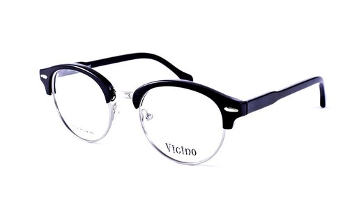 [GG17F1053C2] Montura 17F1053 Acetato C2 47-18-42 47 (140) Negro/Plata  Vicino