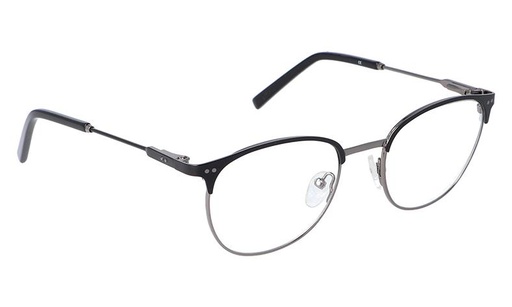 [GG1067B22C3] Montura 1067B22 Metal C3 Negro/Plata 50-19-49 (140)  Vicino