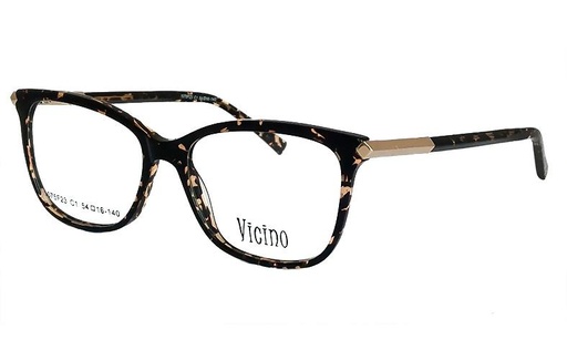 [GG1075F23C1] Montura 1075F23 Acetato C1 55-16-40 55 (140) Jaspeado Transparente  Vicino