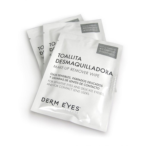 [DERM.26] Toallitas Desmaquilladoras 12 Uds. Derm Eyes