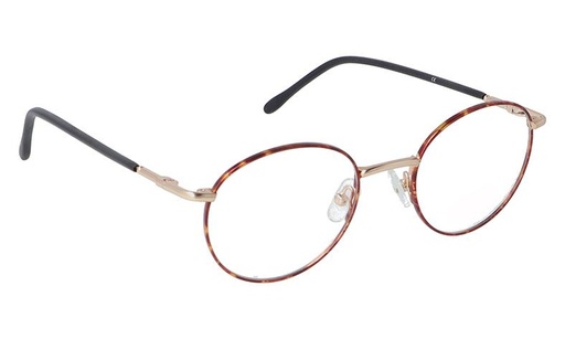 [GG1127F24C3] Montura 1127F24 Metal C3 48-20-42 48 (135) Jaspeado Marrón / Dorado  Vicino