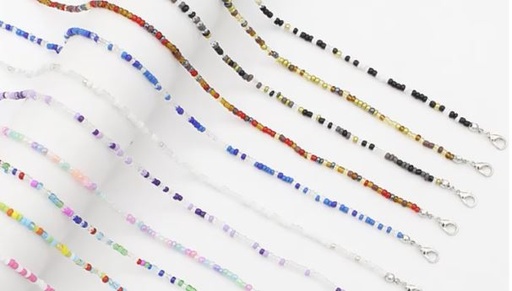 [CORD05] Cadena Abalorios Multicolor fina (6 ud.)