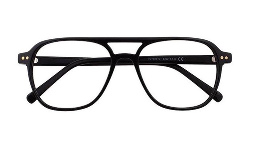 [GG2038H72C1] Montura 2038 Acetato C1 52-17-140 Negro  Vicino
