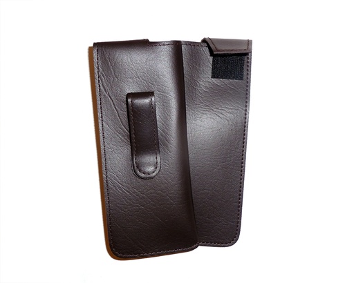[ES-FUCIMA] Funda Flexible Cinturón Gafa Piel Marrón