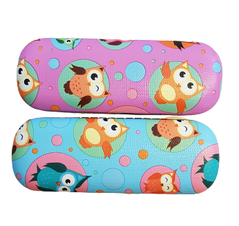 Estuche Rígido Infantil Dibujos Buhos 