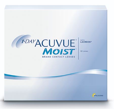 1 Day Acuvue Moist 90 Pk Johnson & Johnson 