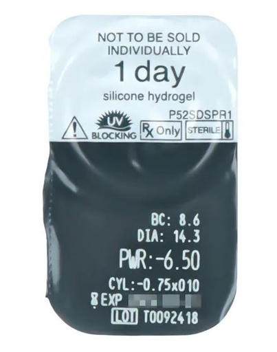 Clariti 1 Day Toric Blister 5 PK Coopervision