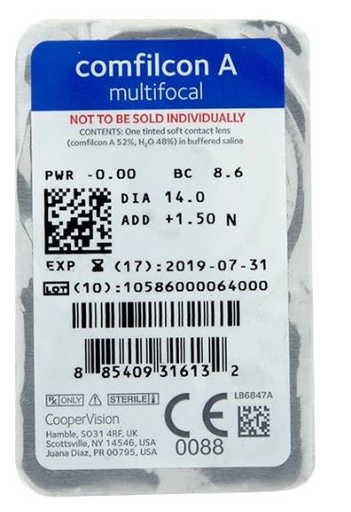 Biofinity Multifocal Blister Coopervision  