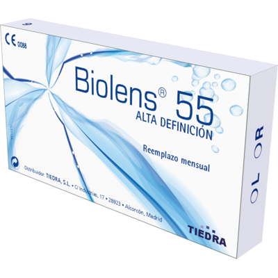 [TIEB553] Biolens 55 3 Pk Tiedra 