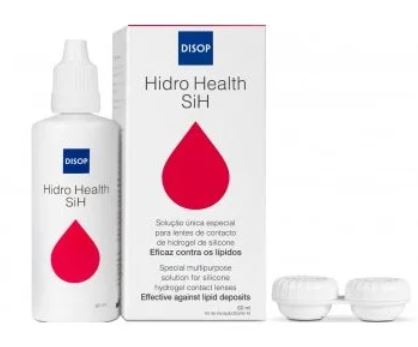 [DIS.173] Hidro Health SiH  Sol. para Lentes Hidrogel Silicona 60 ml  Disop 