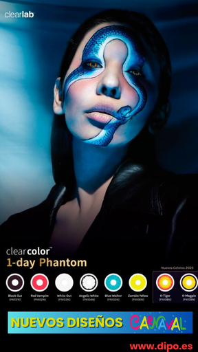 [CLC1DPN] Clearcolor 1-Day Phantom Neutra Clearlab  PROMOCION CARNAVAL 5+1 