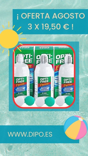[ALC.113OFERTA] 3 Opti-Free Express 355 ml  Alcon "OFERTA AGOSTO"
