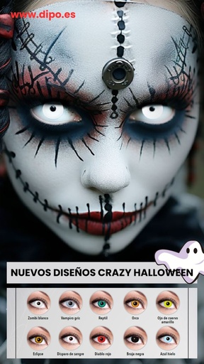 [DIS.LCH5] Lentillas Crazy Halloween 5 Uds .(Semanales) 