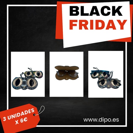 [ES-FUPORTAGAFAP3] Funda Flexible Portagafas (3 uds)