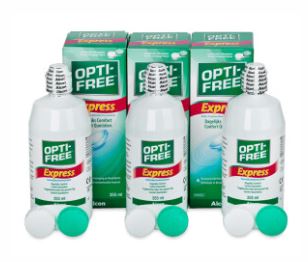 [ALC.113P3] Promo 3 Opti-Free Express 355 ml + 1  Opti-Free Pure Moist 90 ml De Regalo